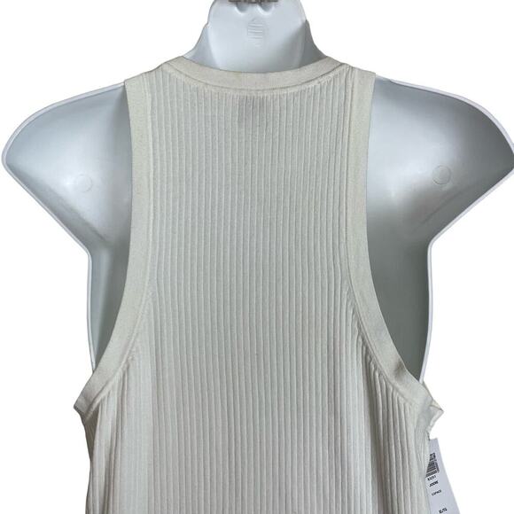 NWT Aritzia Sun Deh Jodie Crew Neck Tank Dress White Espace Size XL - Picture 7 of 10